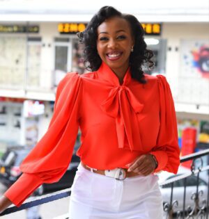 Orange top for women – vibrant stylish wear at Angie’s Closet Nairobi