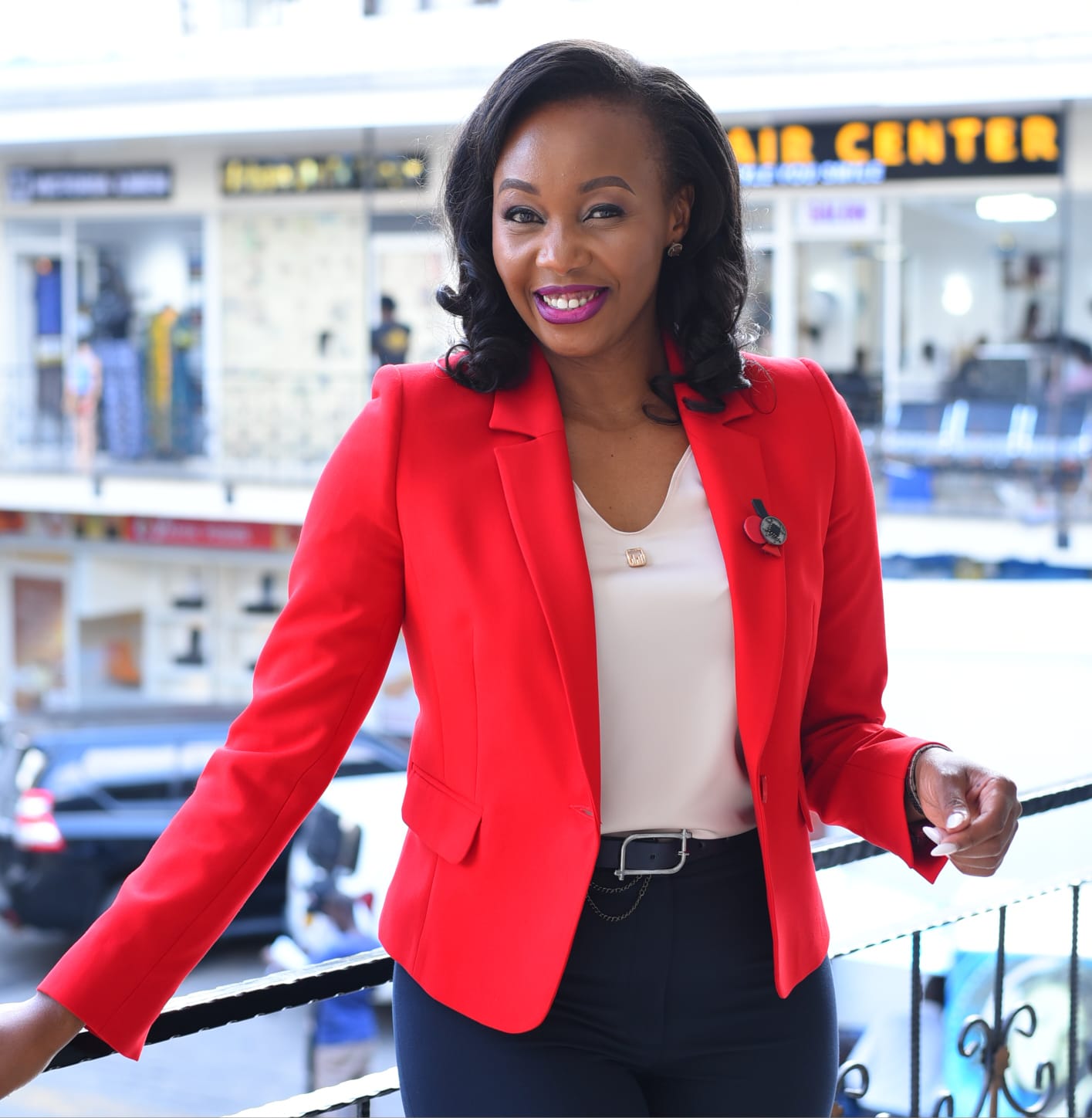Red Plain Women’s Blazer – Angie’s Closet Nairobi